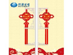 中國結(jié)景觀燈：LED中國結(jié)燈桿造型怎么做